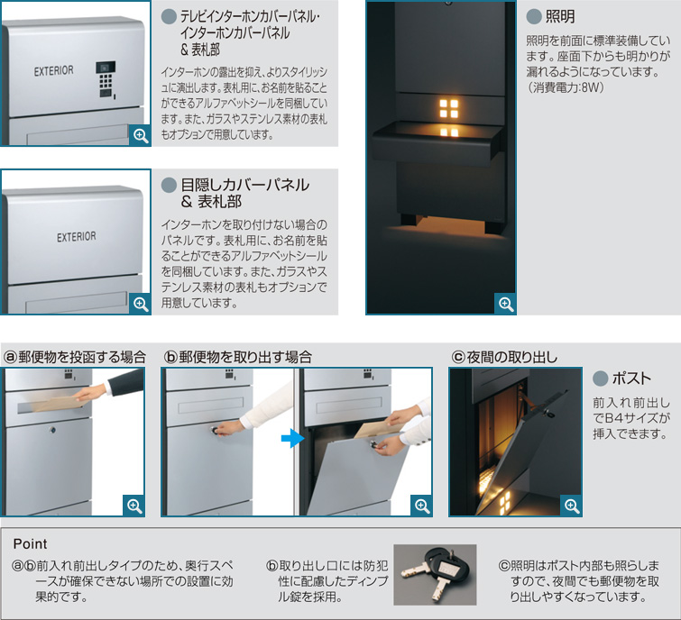 機能門柱 ステイム Cタイプ