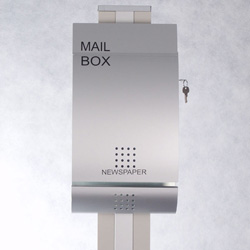ポール一体型郵便ポスト MB4502+MB-P1