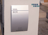 LEONデザイナーズ郵便ポスト LEON MB4501 設置例1