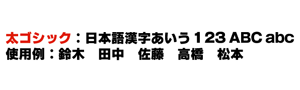 太ゴシック