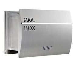 埋め込み郵便ポスト LEON MB0310 オールステンレス