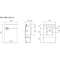 外寸図 LEON MB4502