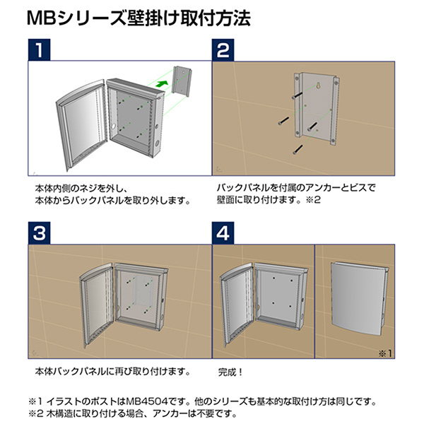 MB4801 MAILBOX表記あり