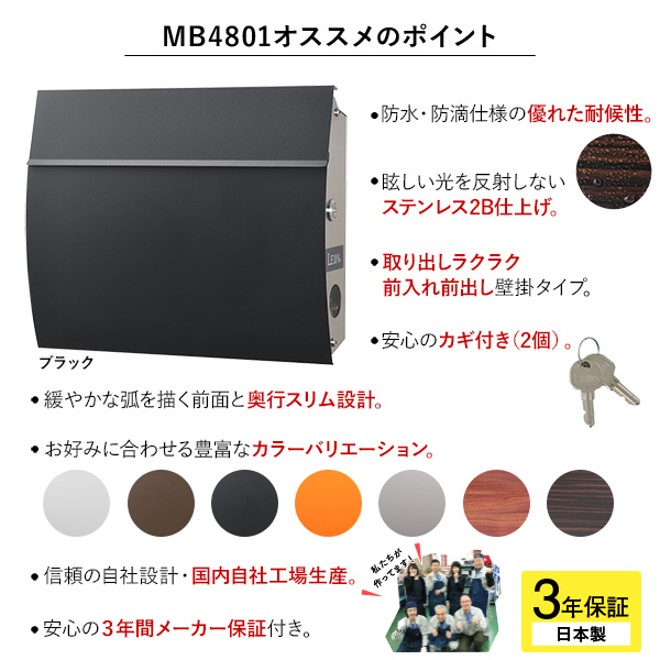 MB4801 MAILBOX表記なし