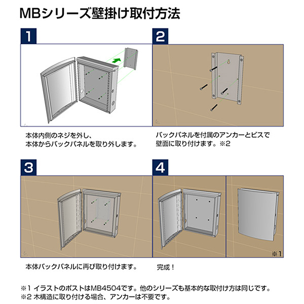 MB4801 MAILBOX表記なし